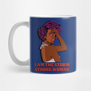 I Am The Storm Strong African Woman Mug